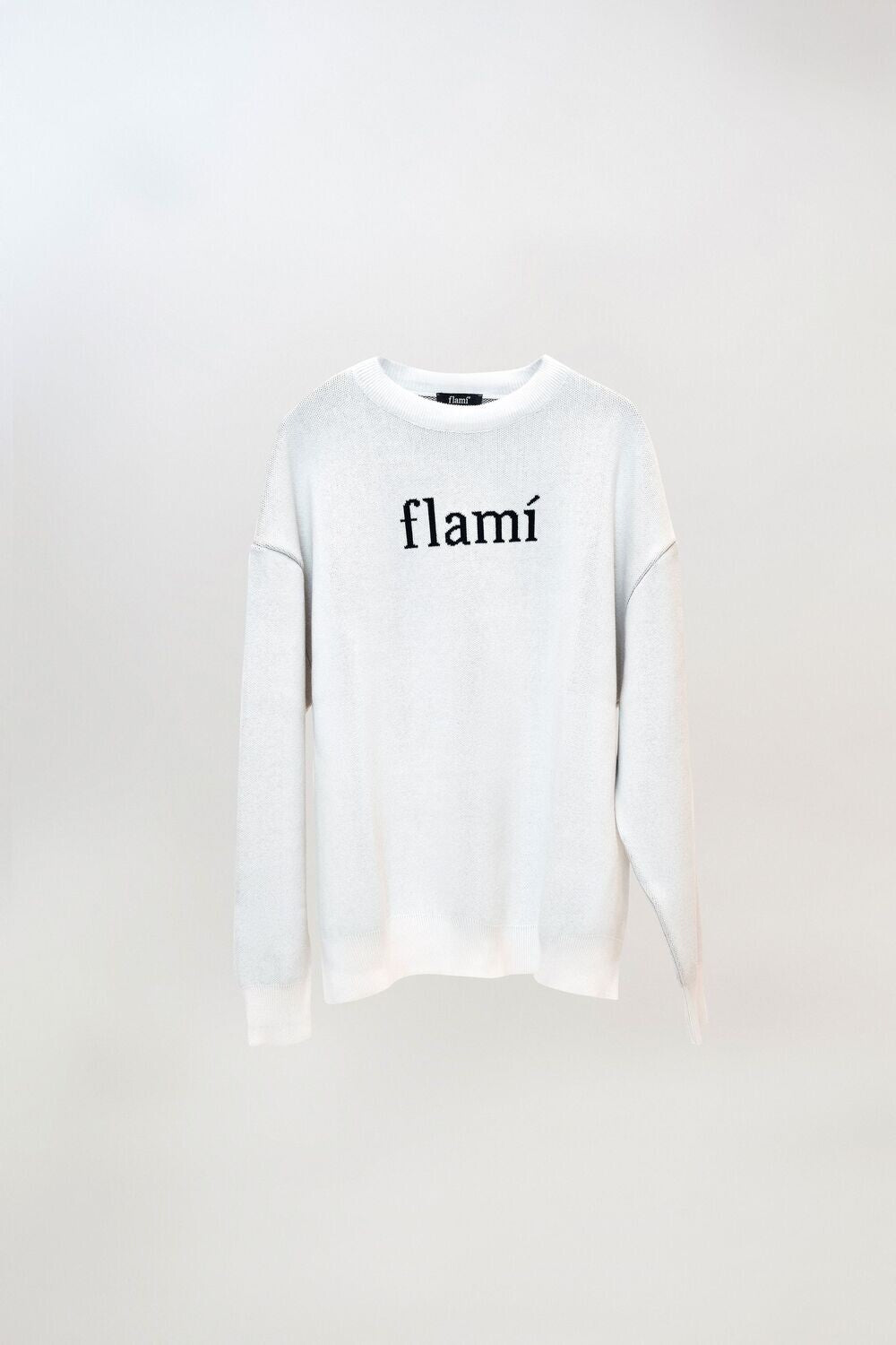 Oversized Pullover - White Black