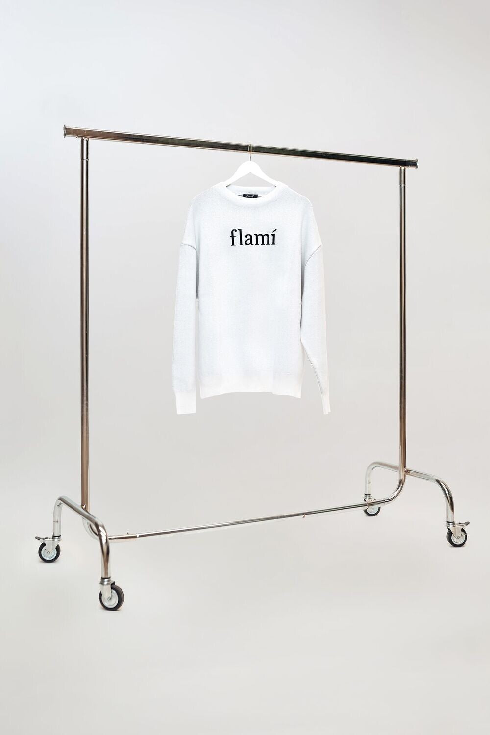 Oversized Pullover - White Black
