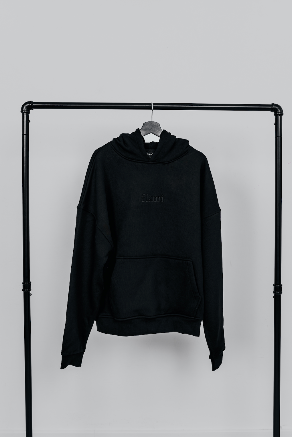 Oversized Hoodie - Black on Black