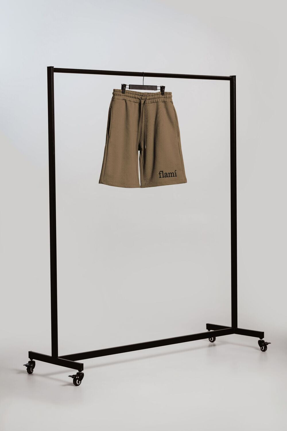 Oversized Shorts - Brown Black