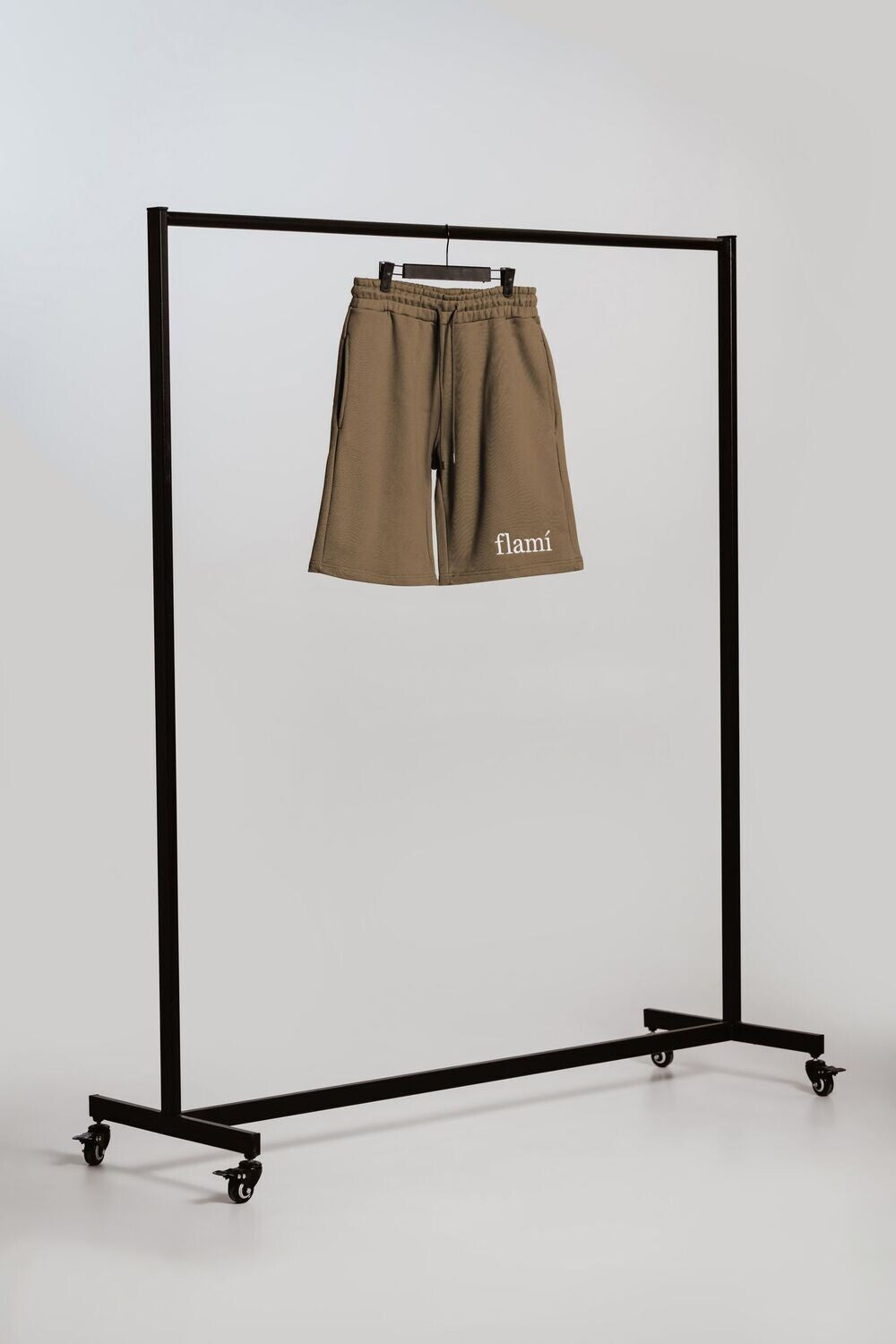 Oversized Shorts - Brown White